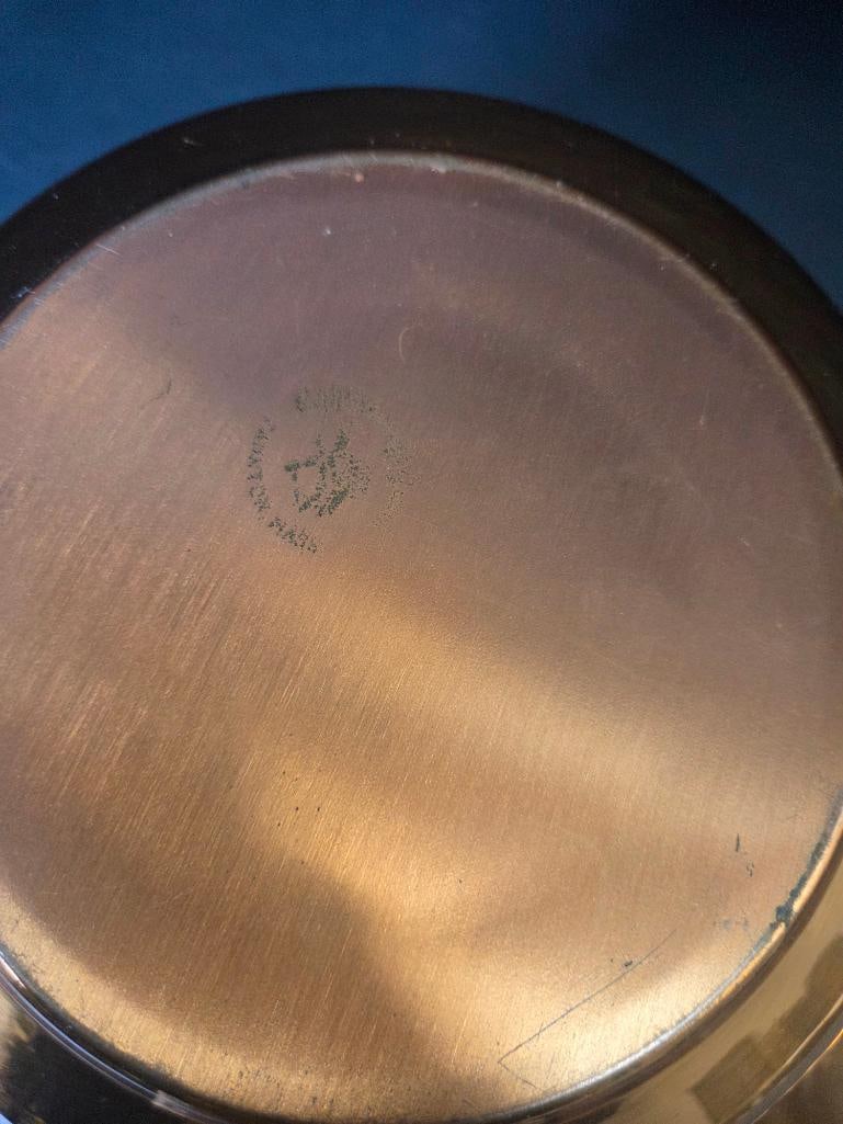 Copper Warming Stand and Lidded Pot - 3