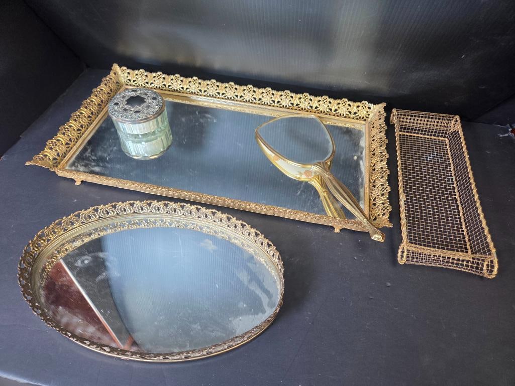 Vanity/Dresser Mirror Tray Set (1 of 9)