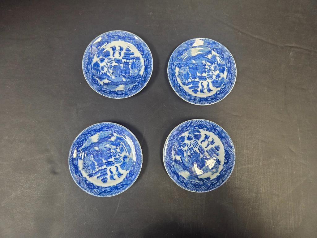 Blue Willow Pattern Luncheon Set, Large Grouping - 2