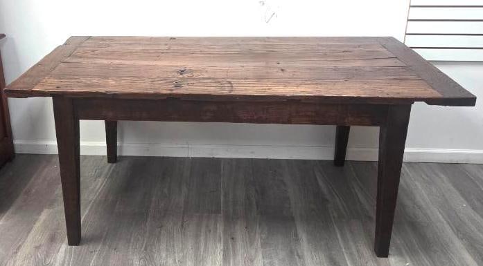 Rustic Farmhouse Plank-Top Table (1 of 6)
