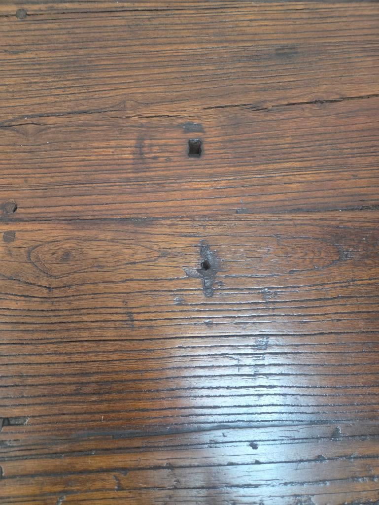 Rustic Farmhouse Plank-Top Table - 4