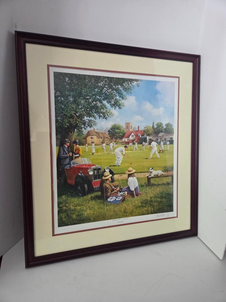 "Cricket on the Village Green" Signed Limited Edition Print by Kevin Walsh (1 of 4)