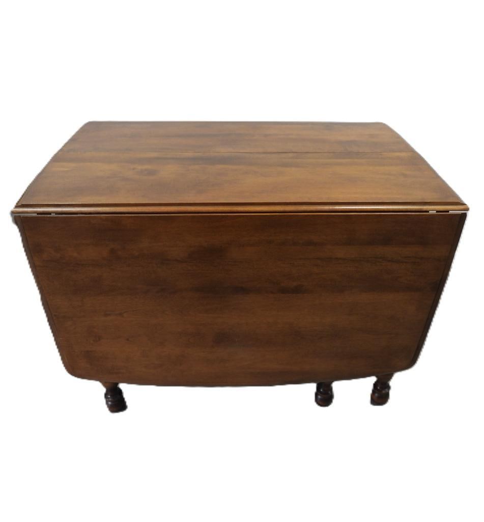Vintage Wood Drop Leaf Dining Table (1 of 3)