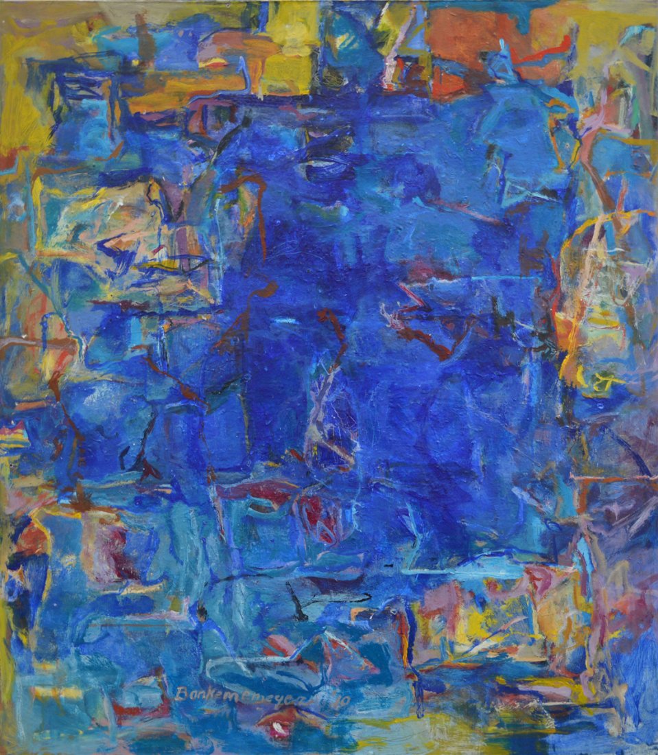 Mary Bonkemeyer, "Blue Schatter" (1 of 6)