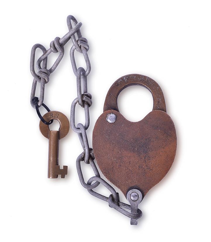 1964 Birmingham Southern Railroad Brass Lock w/ Marked: 1964 Birmingham Southern Railroad Brass Lock w/ Marked Slaymaker Key 1964 Birmingham Southern Railroad Brass Lock w/ Marked Slaymaker Key. Clasp stamped BS 1964 M. Key also marked BS on the front with