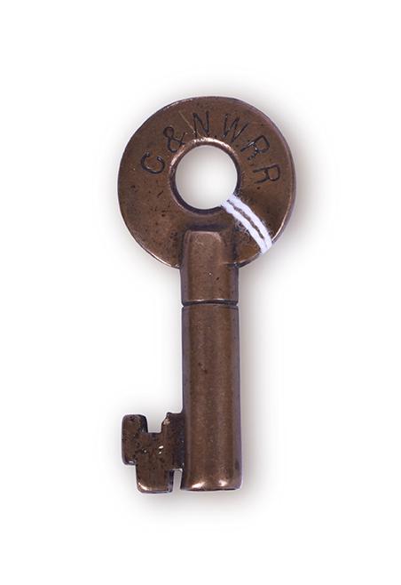 Chicago and Northwestern / C&NW Railroad Bohannan: Chicago and Northwestern / C&NW Railroad Bohannan Switch Key Chicago and Northwestern / C&NW Railroad Bohannan Switch Key. Stamped C & N.W. RR on the front. Reverse stamped w/ Bohannan Brooklyn NY, an