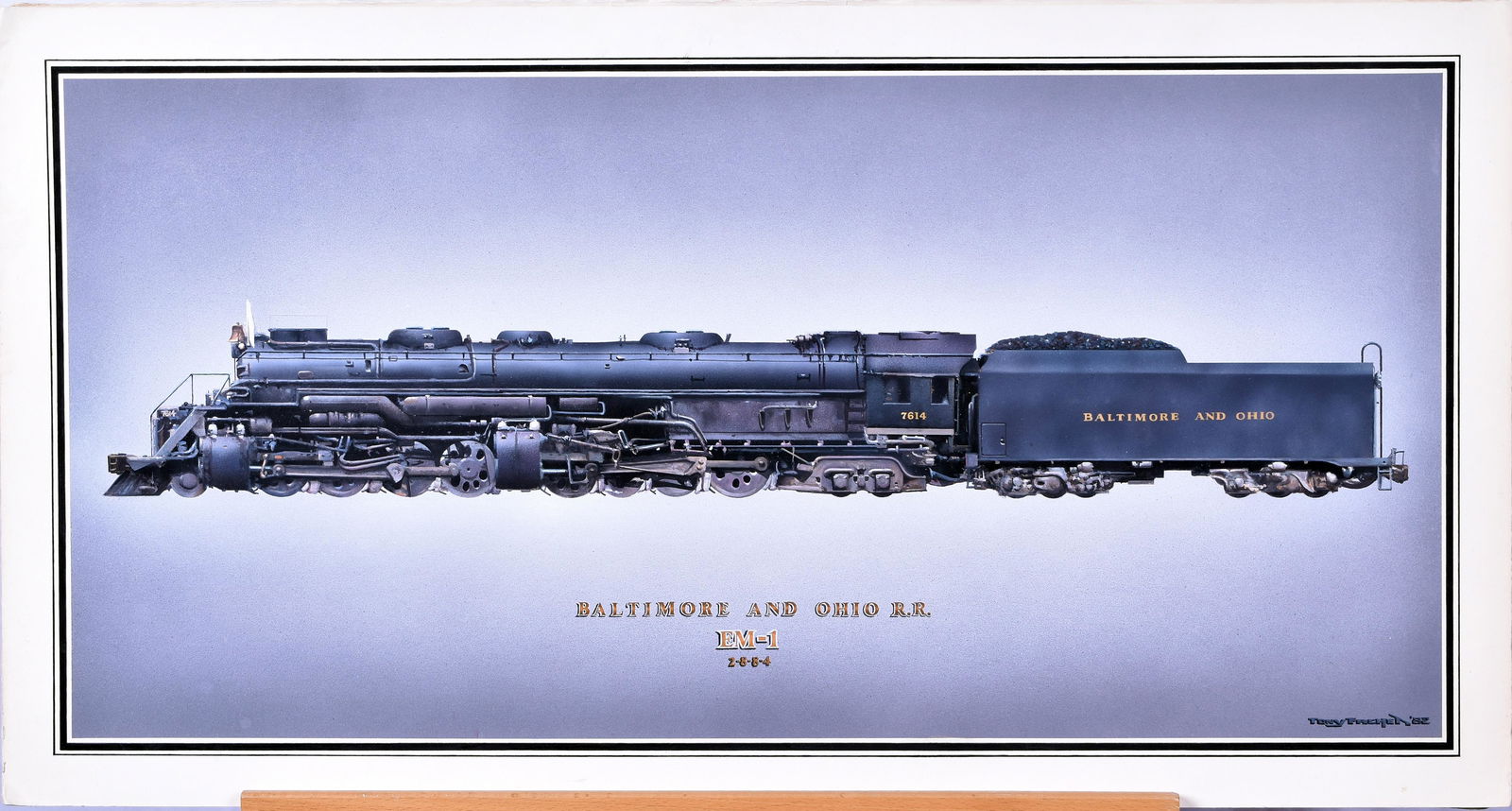 Tony Fachet, 1945-1998, Baltimore & Ohio # 7614 EM-1 (1 of 7)