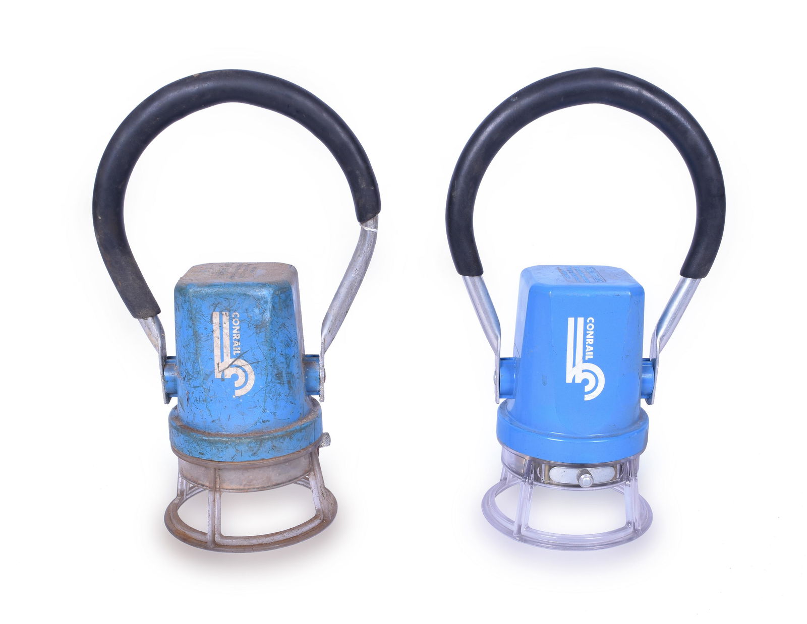 Pair of Starlite 222 Conrail lanterns - Includes "Let: Pair of Starlite 222 Conrail lanterns - Includes "Let Conrail Be Conrail" slogan Pair of Starlite 222 Conrail lanterns. Includes one with the "Let Conrail Be Conrail" slogan on the reverse. One has mo