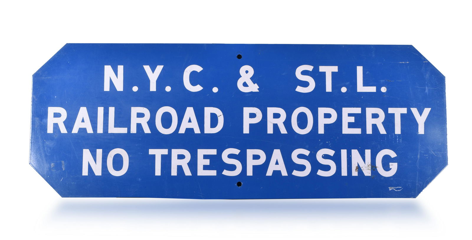 NYC & St. L / Nickel Plate Railroad No Trespassing (1 of 2)