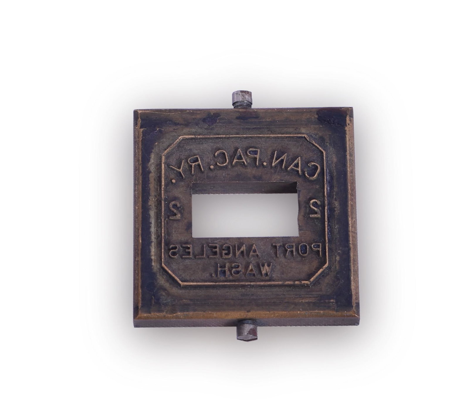 Canadian Pacific Railway Port Angeles Washington Ticket: Canadian Pacific Railway Port Angeles Washington Ticket Date Die Canadian Pacific Railway Port Angeles Washington Ticket Date Die. Stamps " CAN. PAC. RY. 22 PORT ANGELES WASH." Good condition.