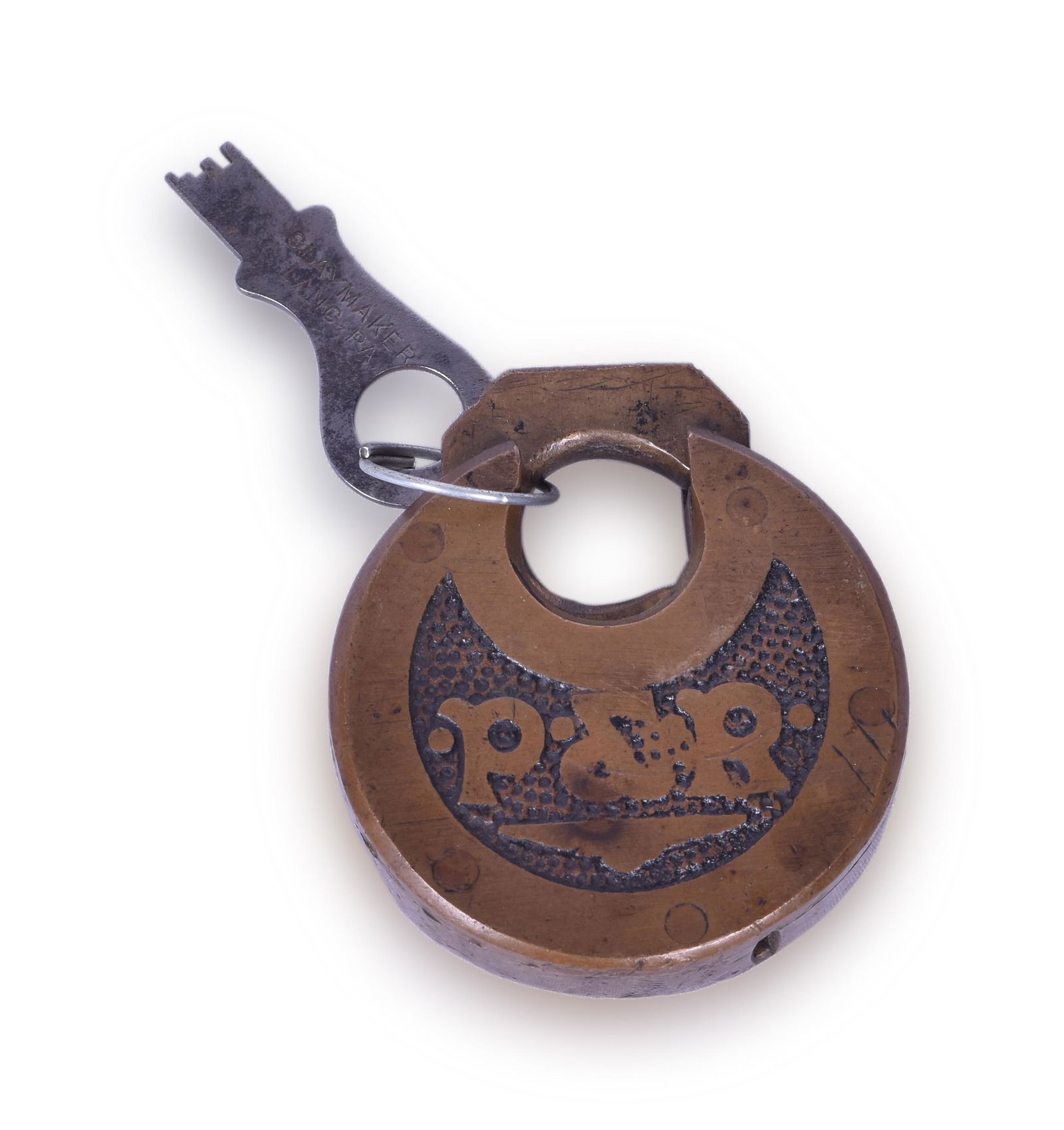 Philadelphia and Reading Railroad Six Lever Brass (1 of 4)