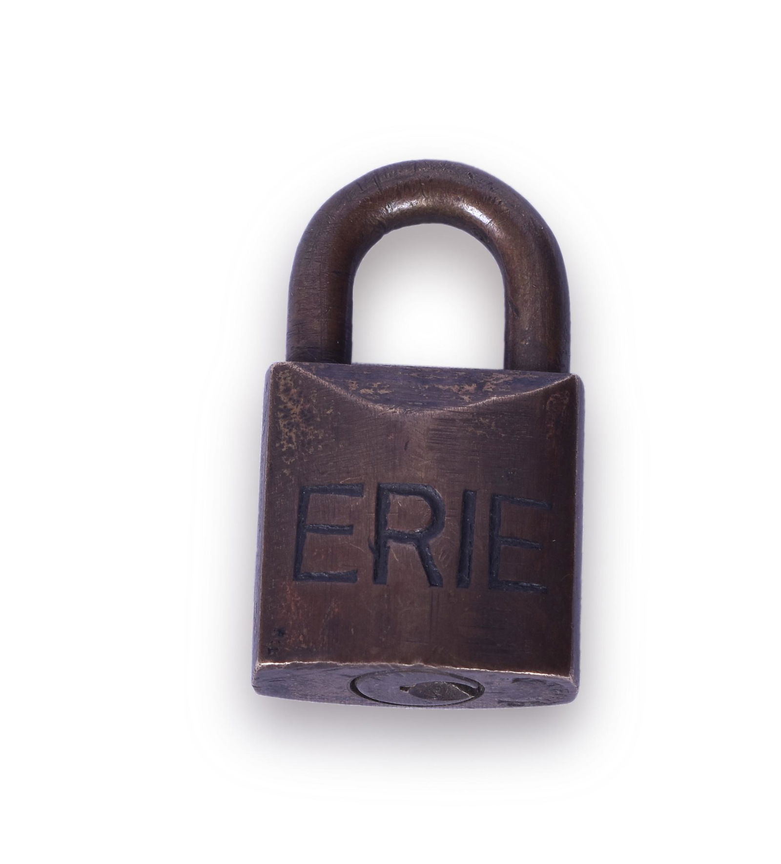 Erie Railroad Brass Small Lock (1 of 3)