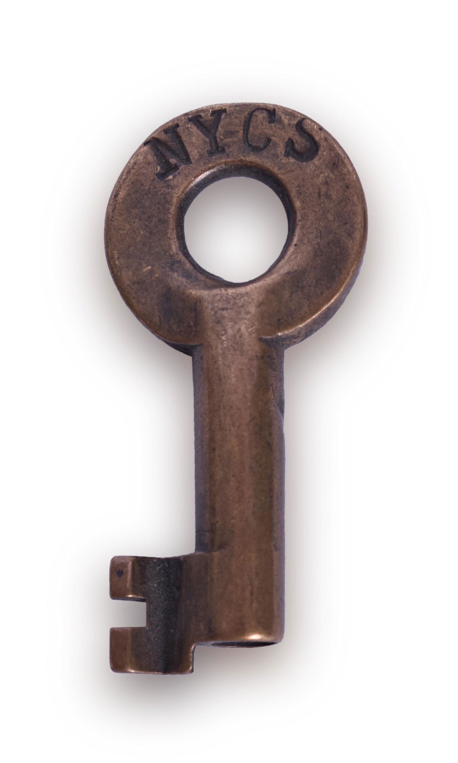 New York Central Railroad Tool House Key - Serif Font. (1 of 2)