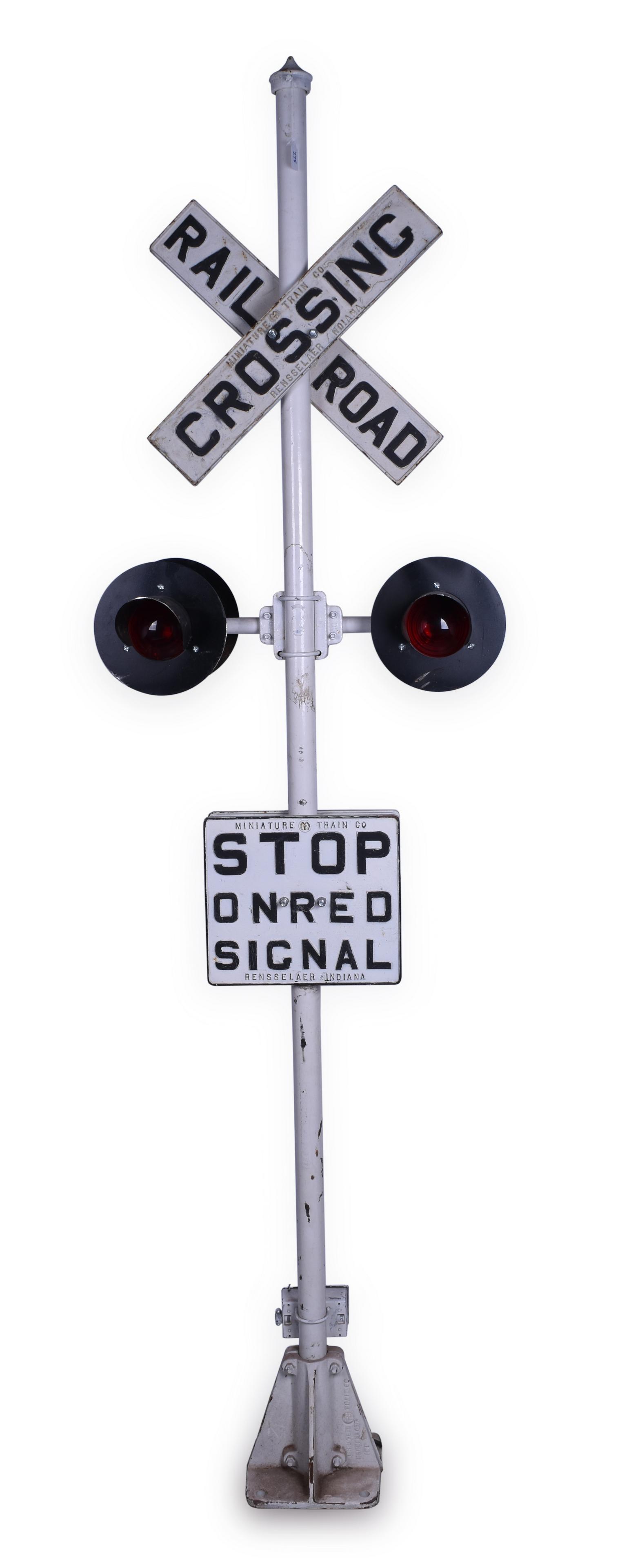 Miniature Train Company Restored Railroad Crossing (1 of 5)