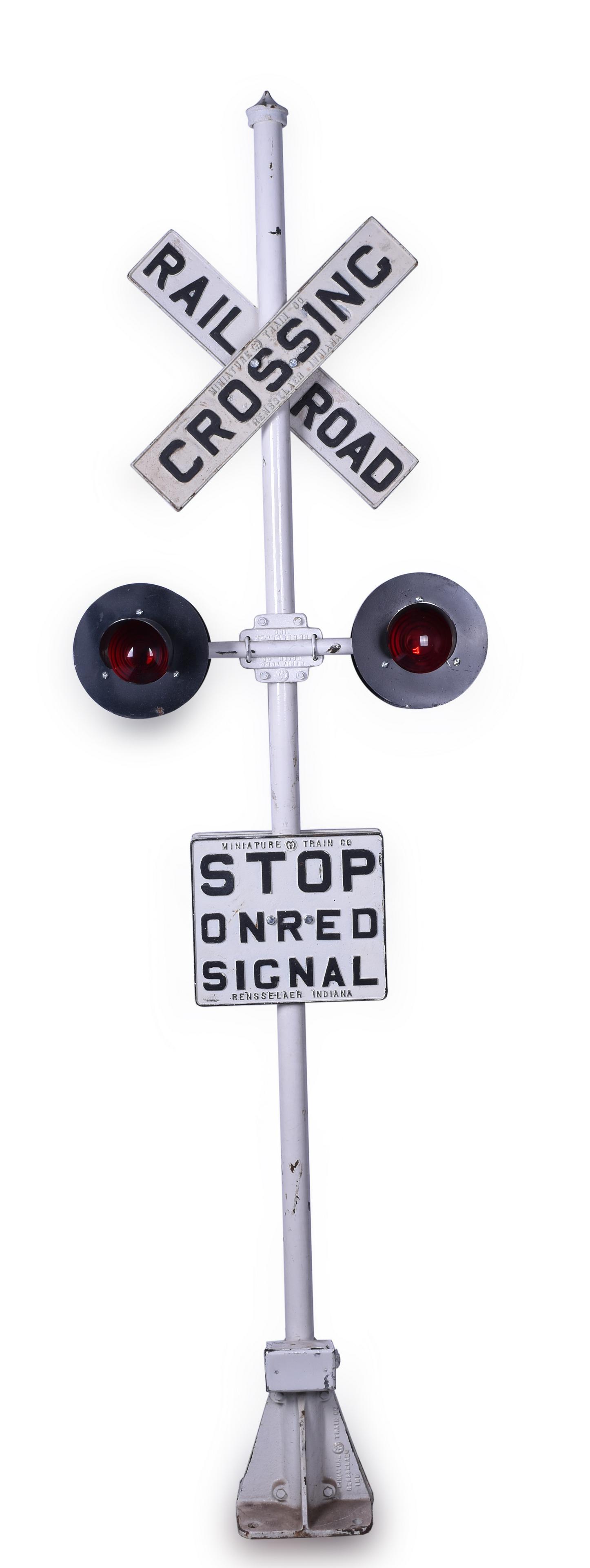 Miniature Train Company Restored Railroad Crossing (1 of 4)