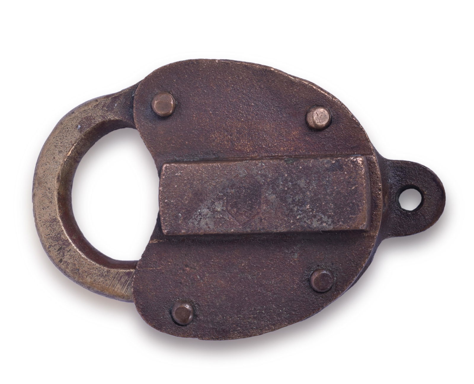 Southern Railway Brass Heart Shaped A&W Signal Lock (1 of 3)