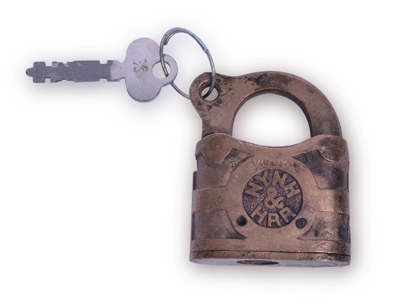 New York, New Haven, and Hartford Railroad Brass Yale (1 of 3)