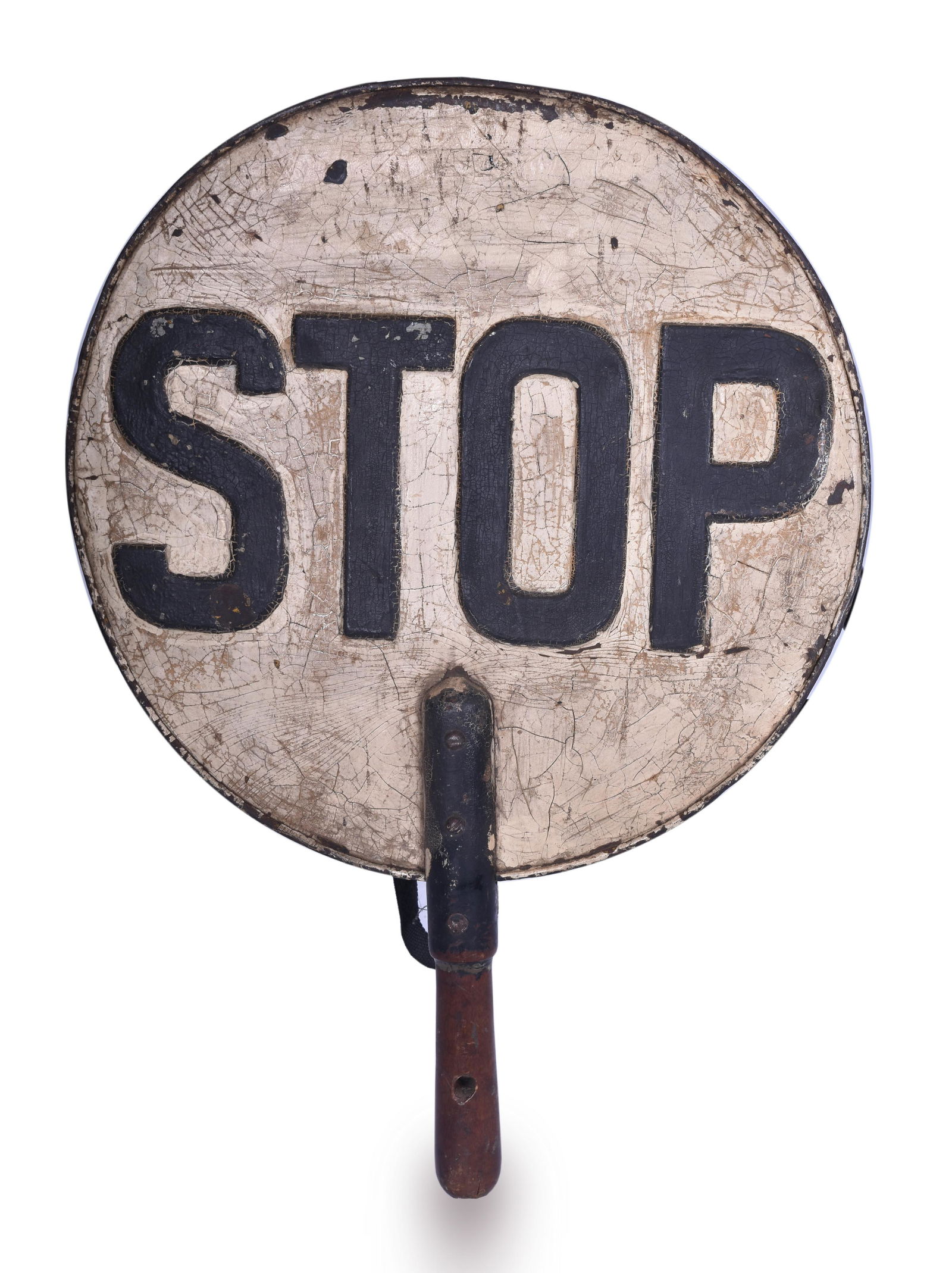 Embossed Metal Railroad Watchman Stop Sign (1 of 3)