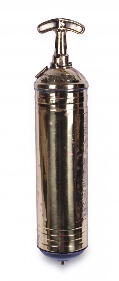 Great Northern Railroad Brass Pyrene Fire Extinguisher (1 of 6)