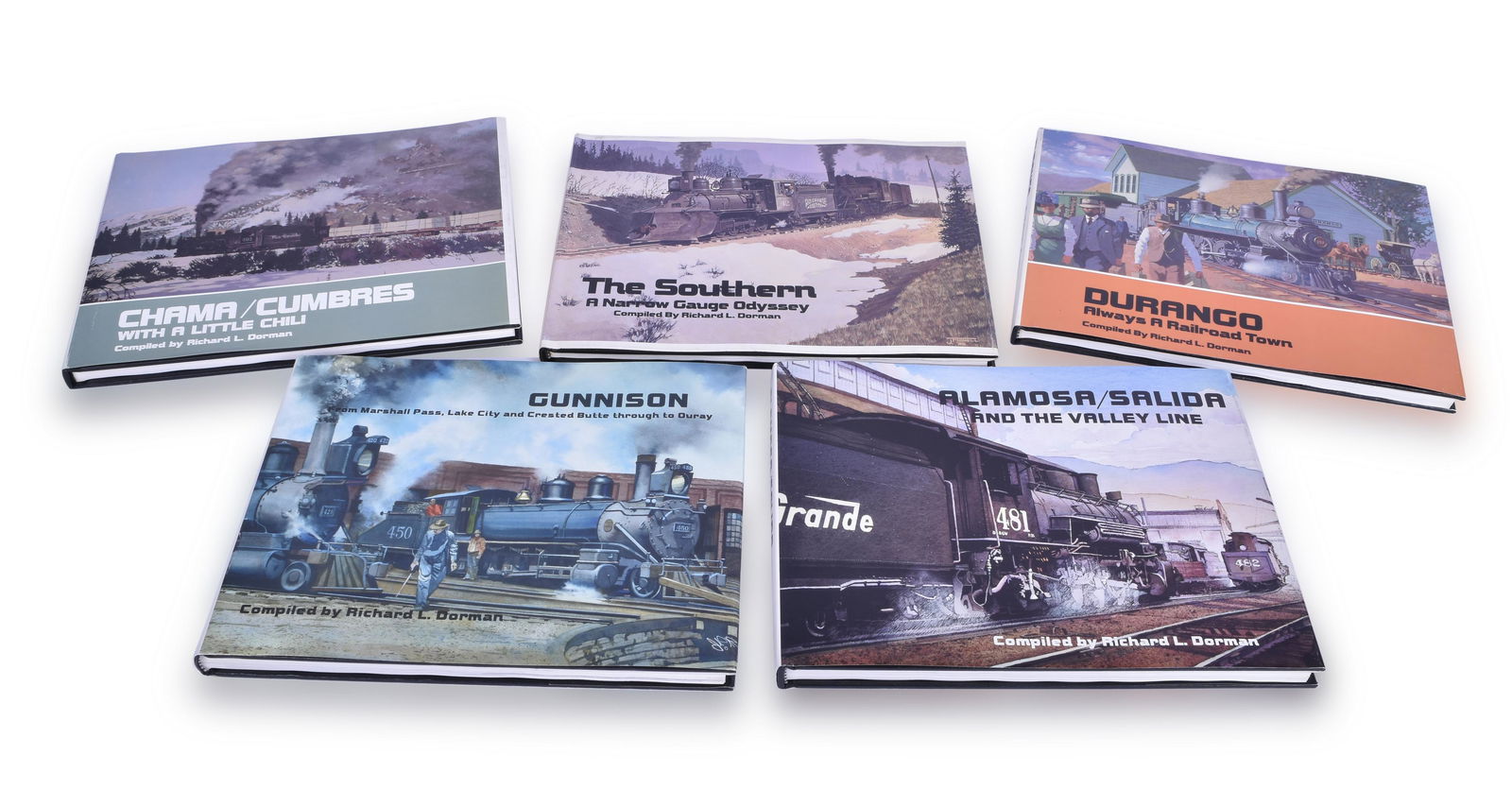 Five Richard Dorman Narrow Gauge Railroad Books - (1 of 2)