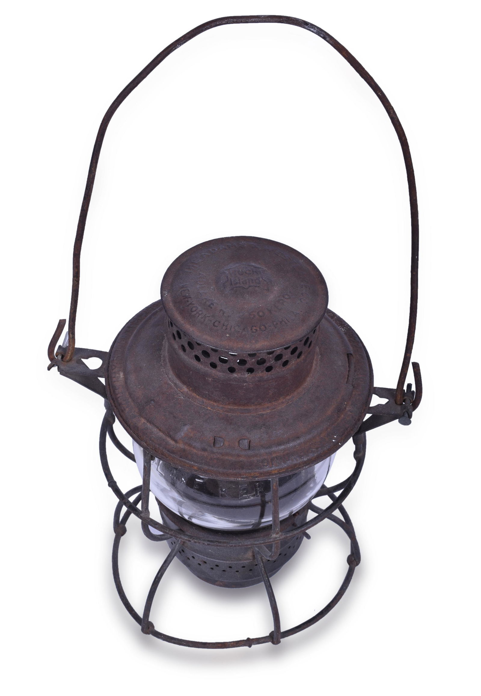 Adlake Kero No. 250 Rock Island Railroad Lantern (1 of 6)