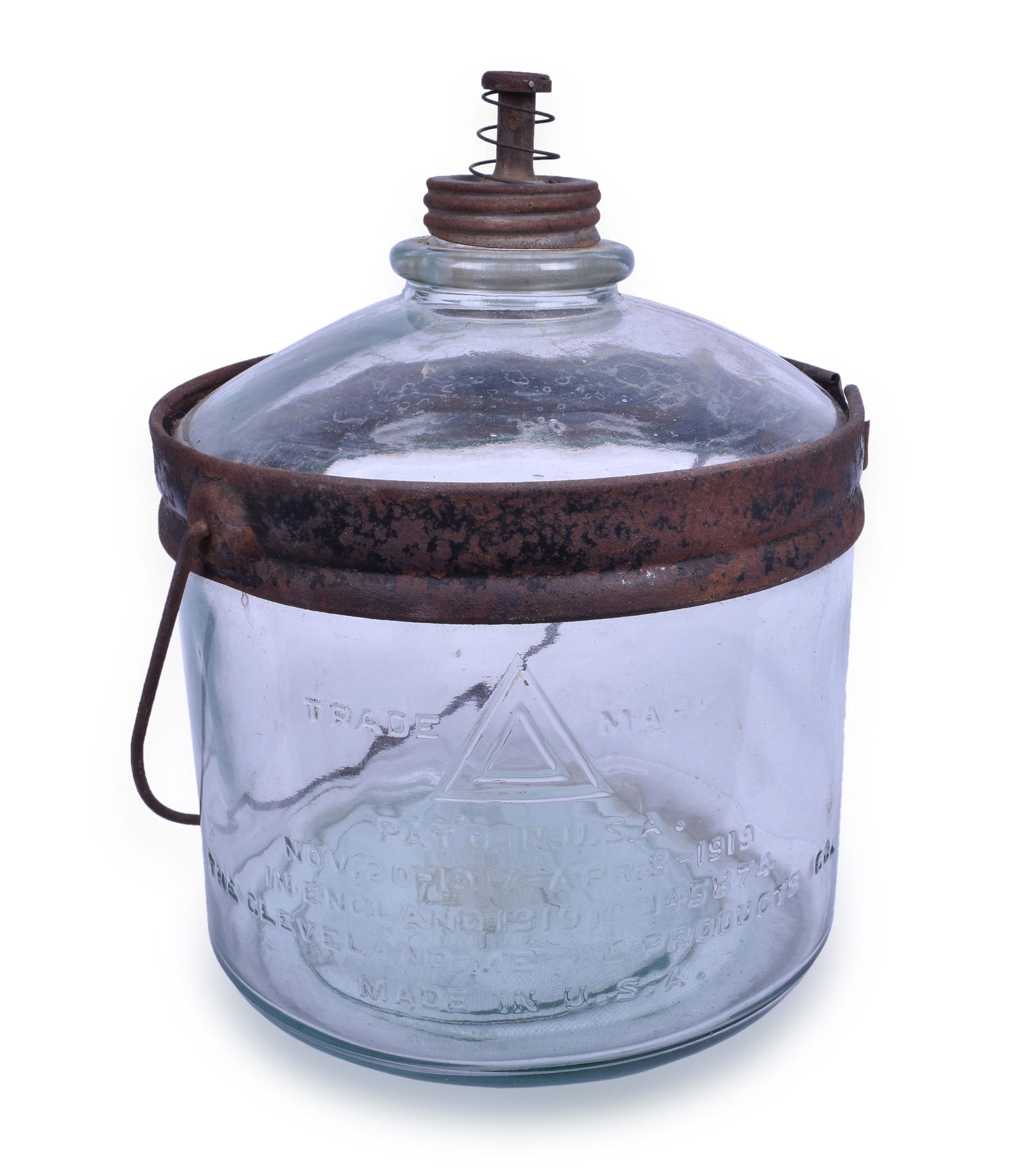 Cleveland Metal Products Kerosene Glass Dispenser (1 of 4)