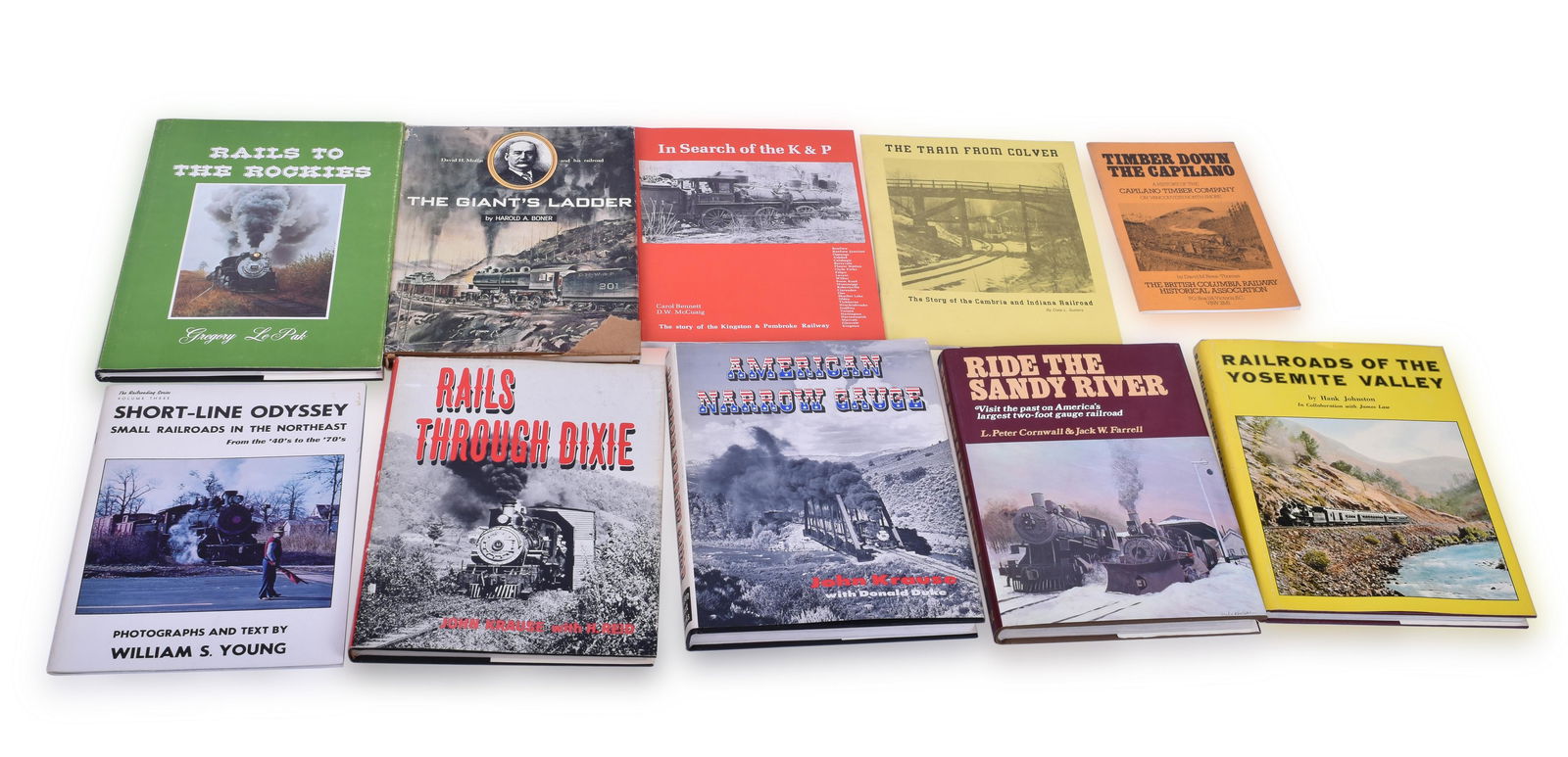 Group of Ten Narrow Gauge and Other Railroading Books (1 of 2)