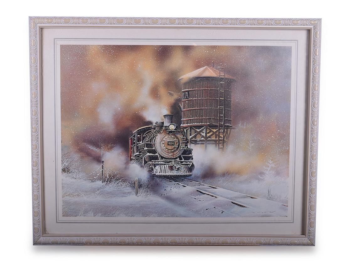 Group of Five Narrow Gauge Railroad Prints (Four (1 of 10)