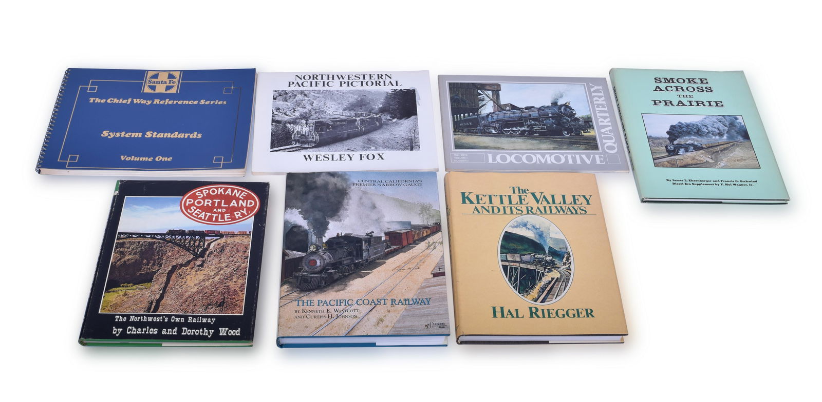 Group of Seven Western Railroading Books; Santa Fe (1 of 2)