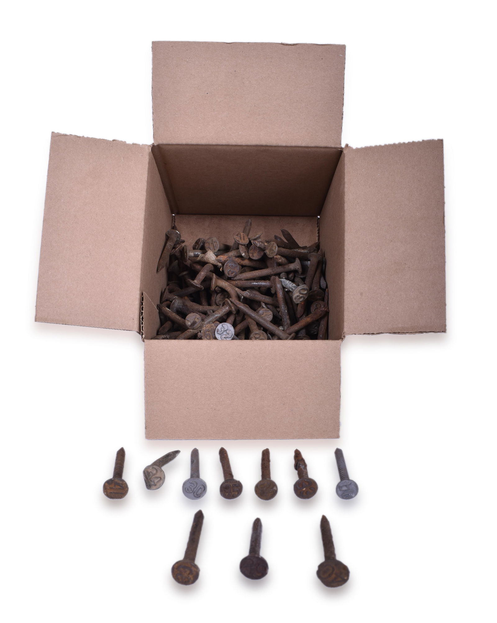 200 + Railroad Tie Date Nails (1 of 4)