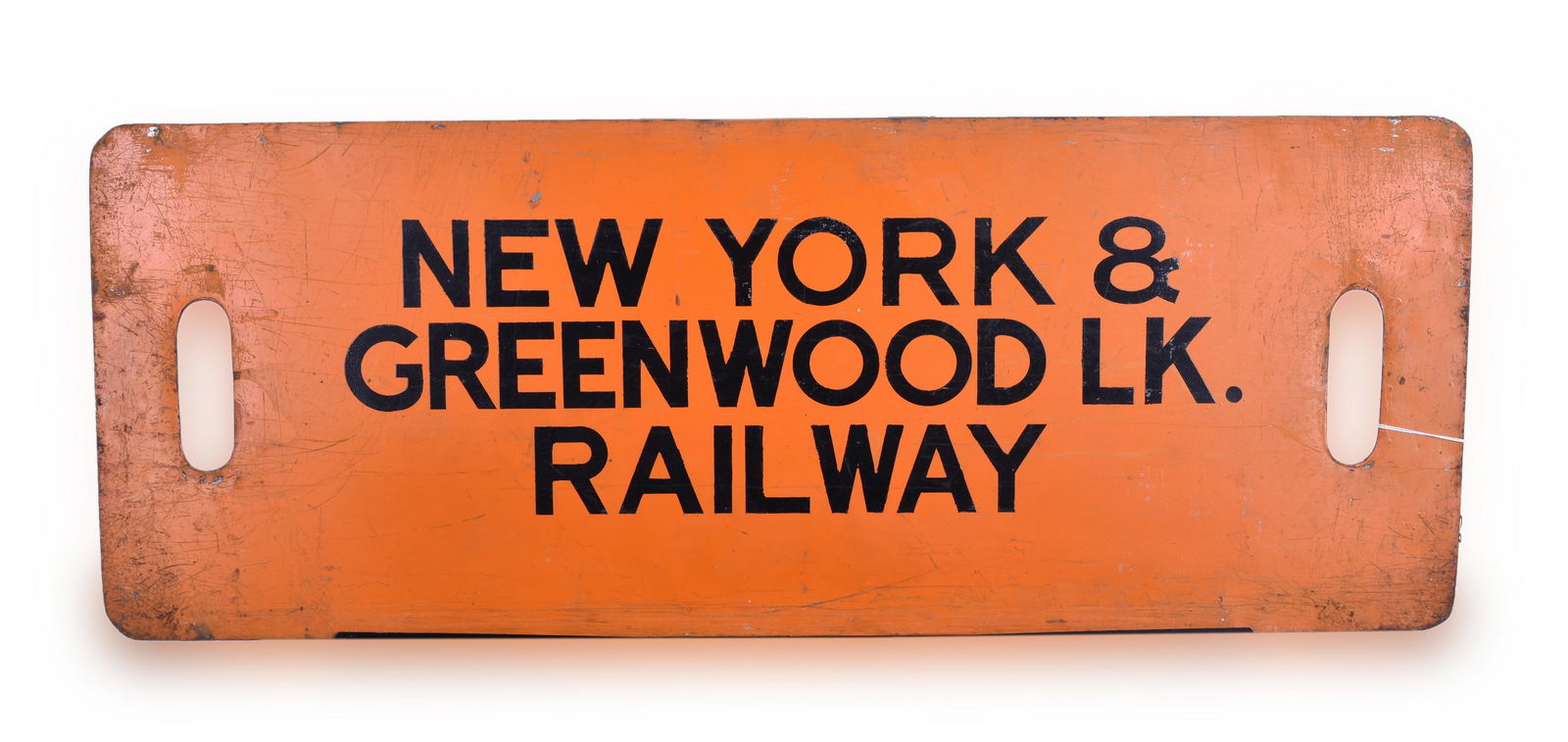 Double Sided New York and Greenwood Lake Railway Gate (1 of 2)