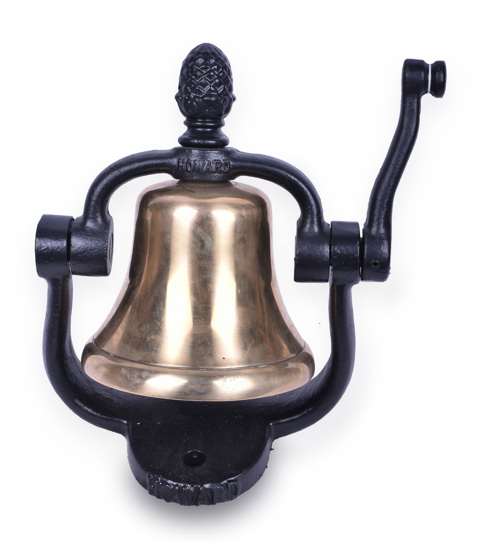 Howard 8" Diameter Brass Bell (1 of 2)