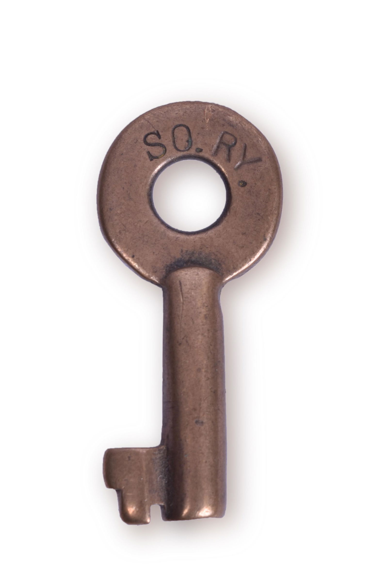 Southern Railway Brass "SO" Switch Key (1 of 2)