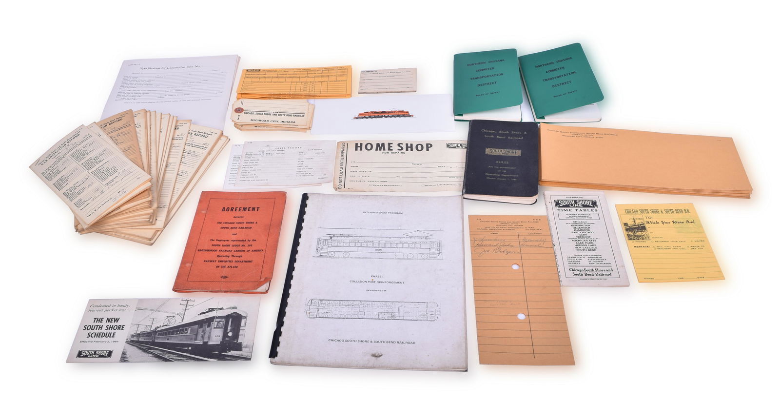 Chicago, South Shore, & South Bend Railroad Paper Group (1 of 2)