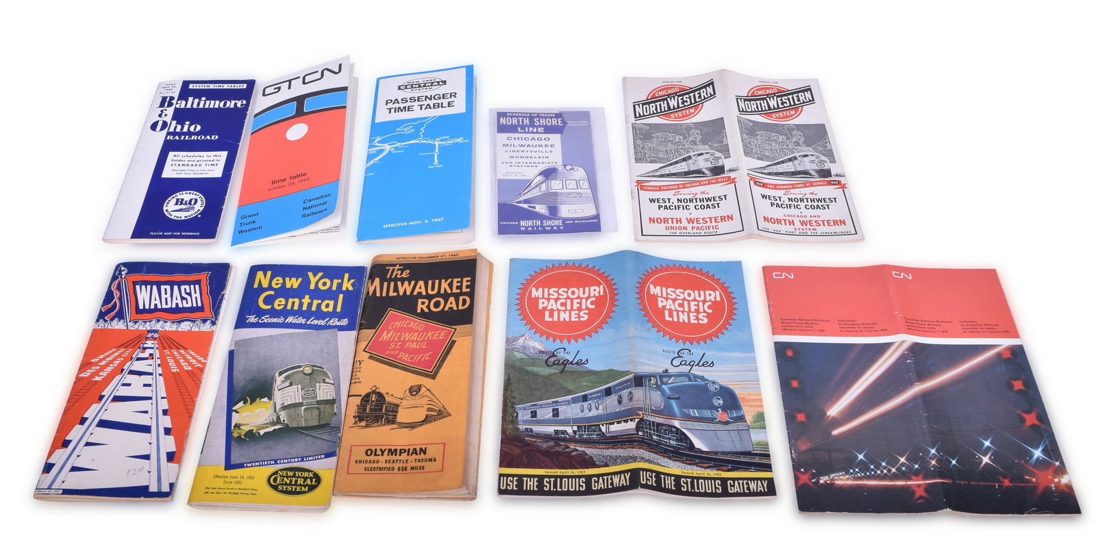 Group of Eleven Midwestern / Eastern Railroad (1 of 3)
