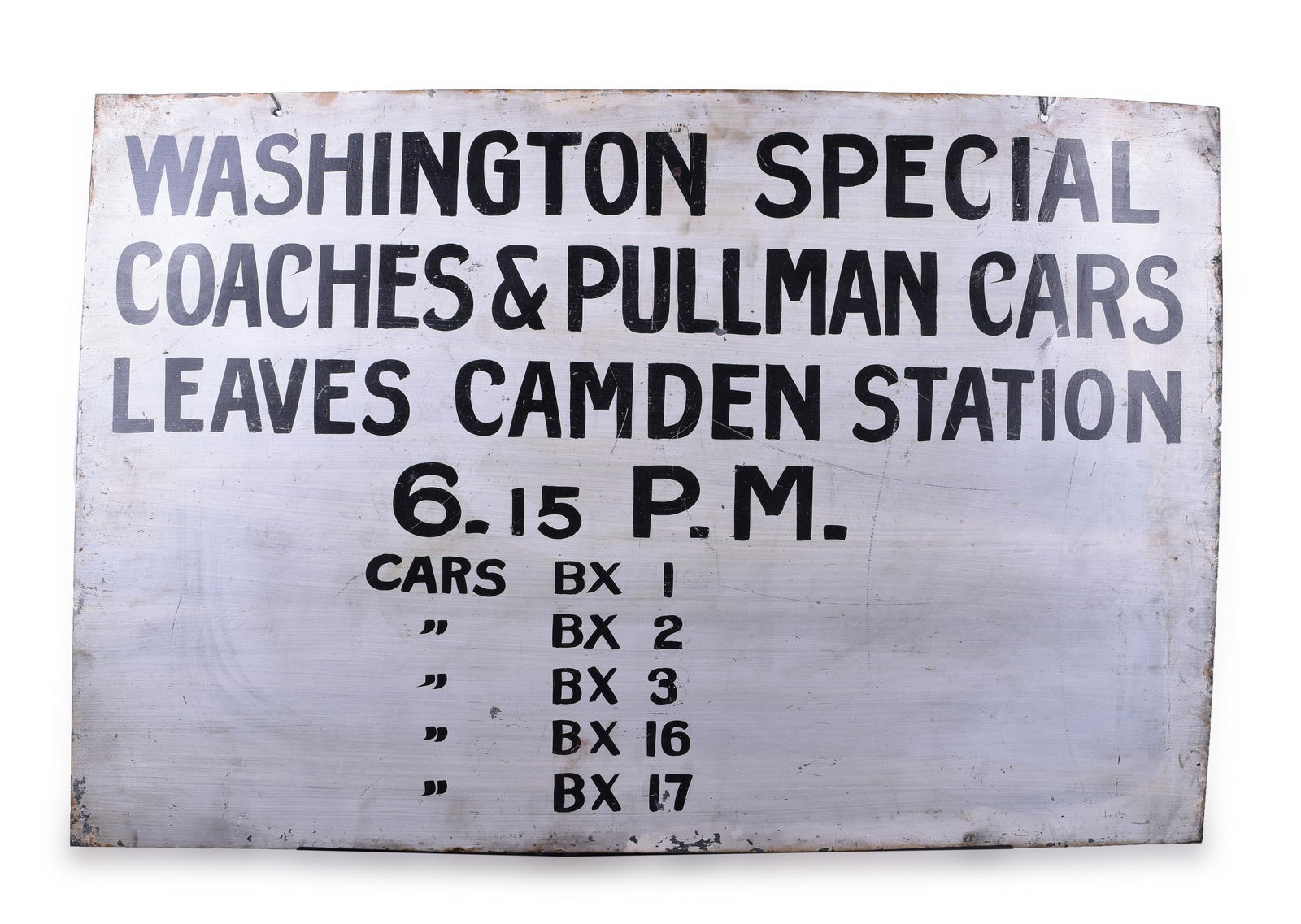 Baltimore and Ohio Double Sided "Washington Special" (1 of 3)