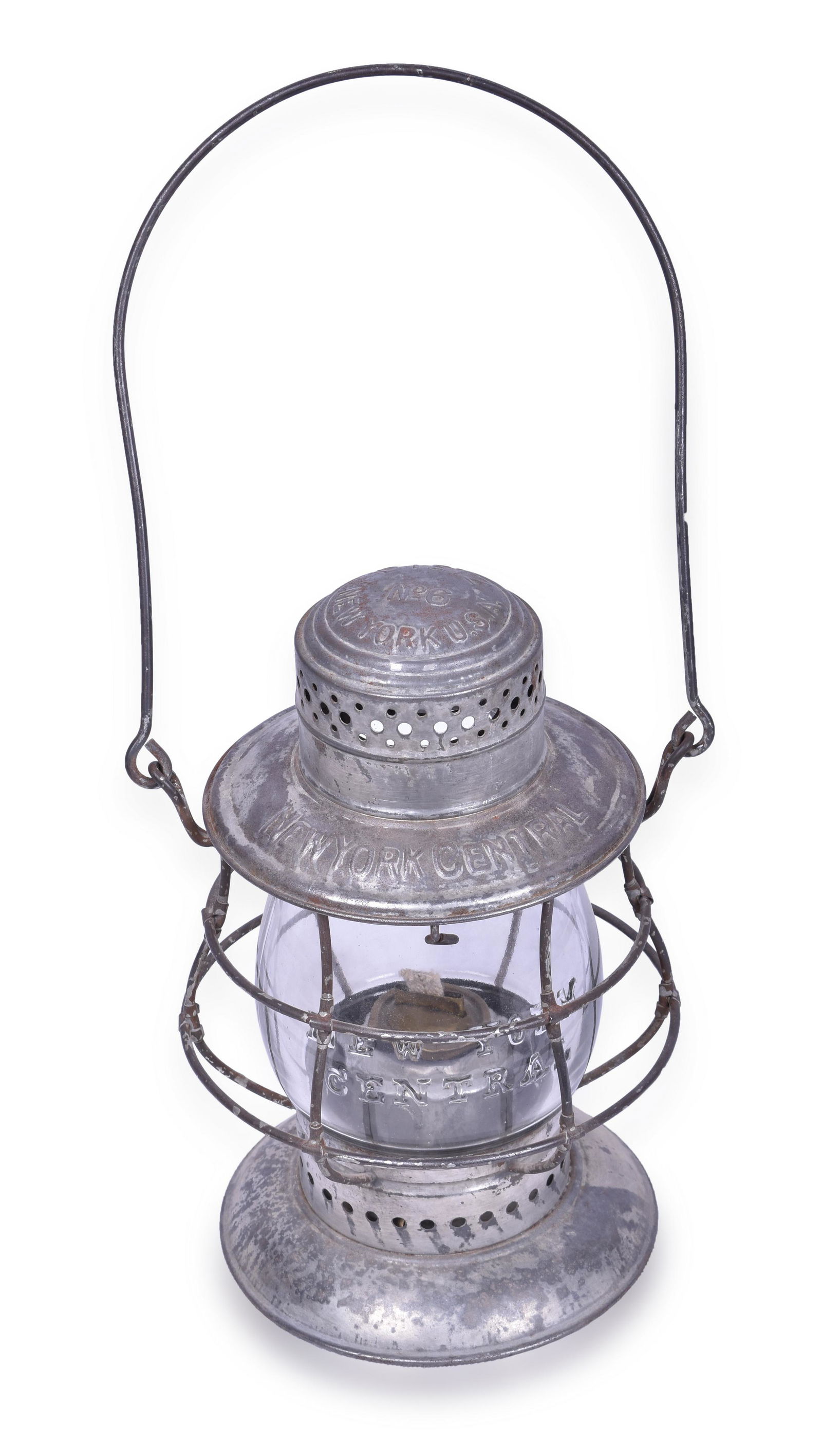 Dietz No. 6 New York Central Railroad Lantern w/ Clear (1 of 5)
