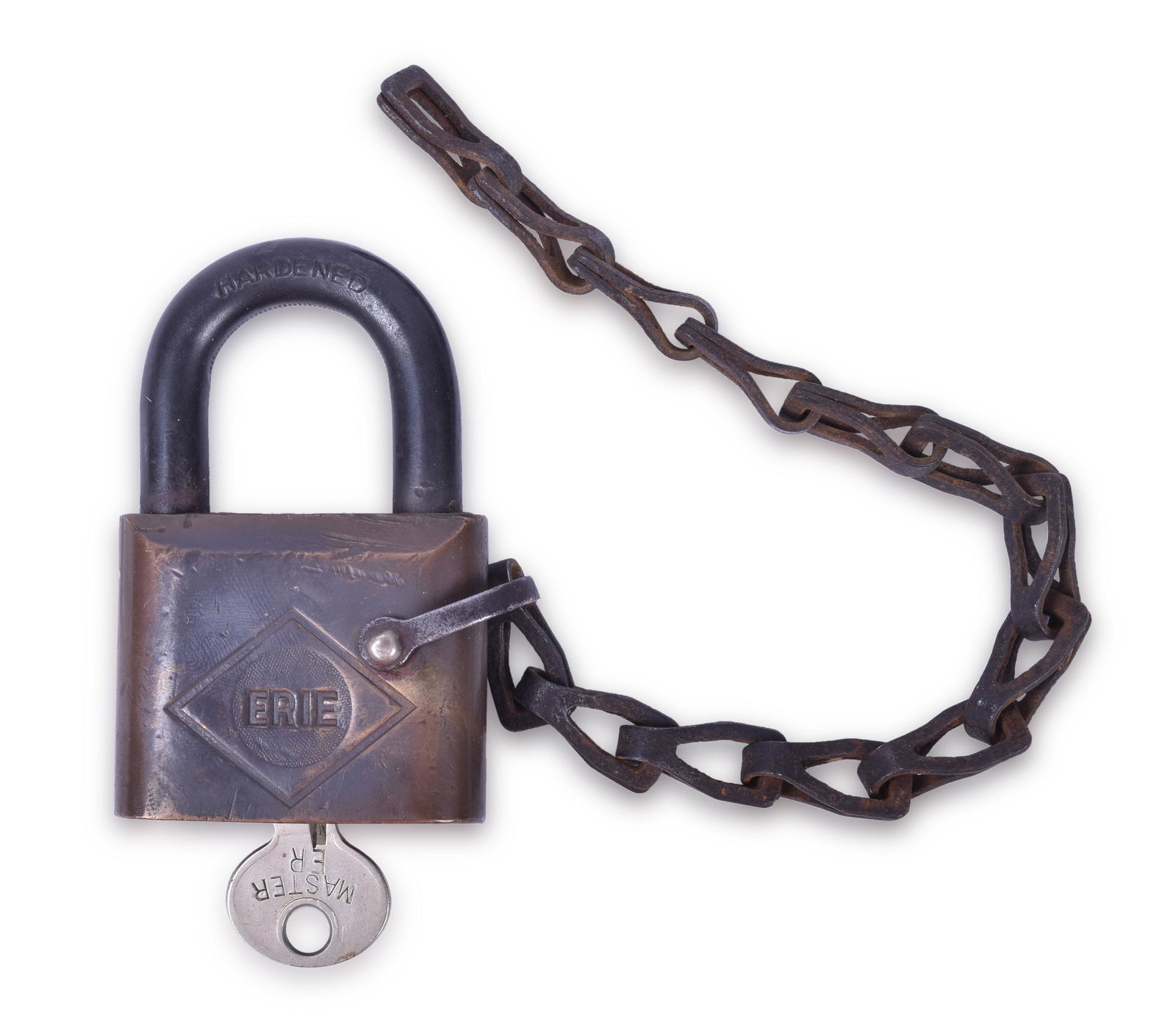 Erie Railroad Master Junior Lock w/ Key (1 of 2)