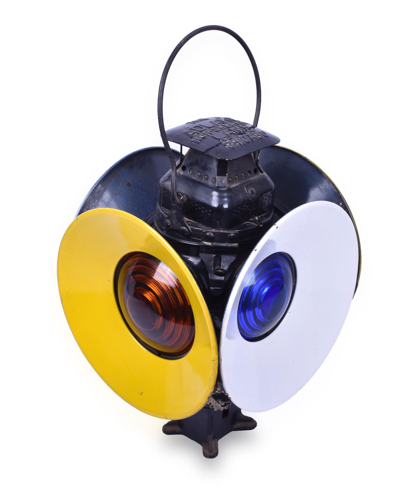 Adams & Westlake Switch Lamp w/ Yellow and White Day (1 of 3)