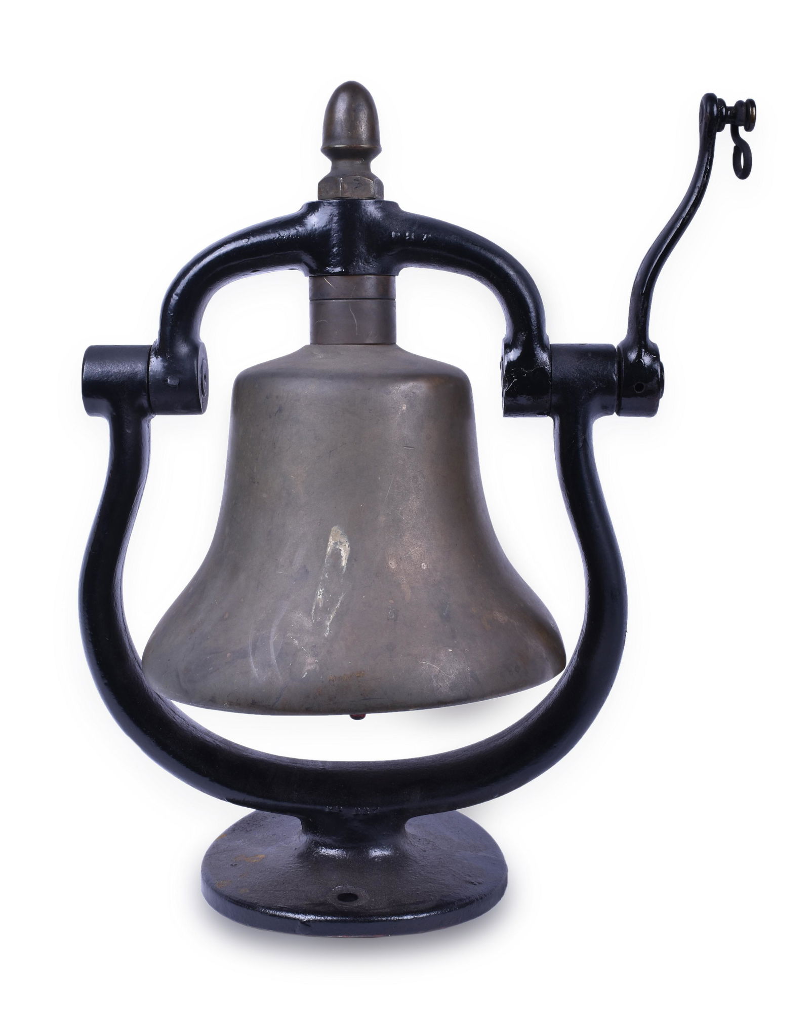 10" Diameter Brass Steam Locomotive Bell (1 of 5)