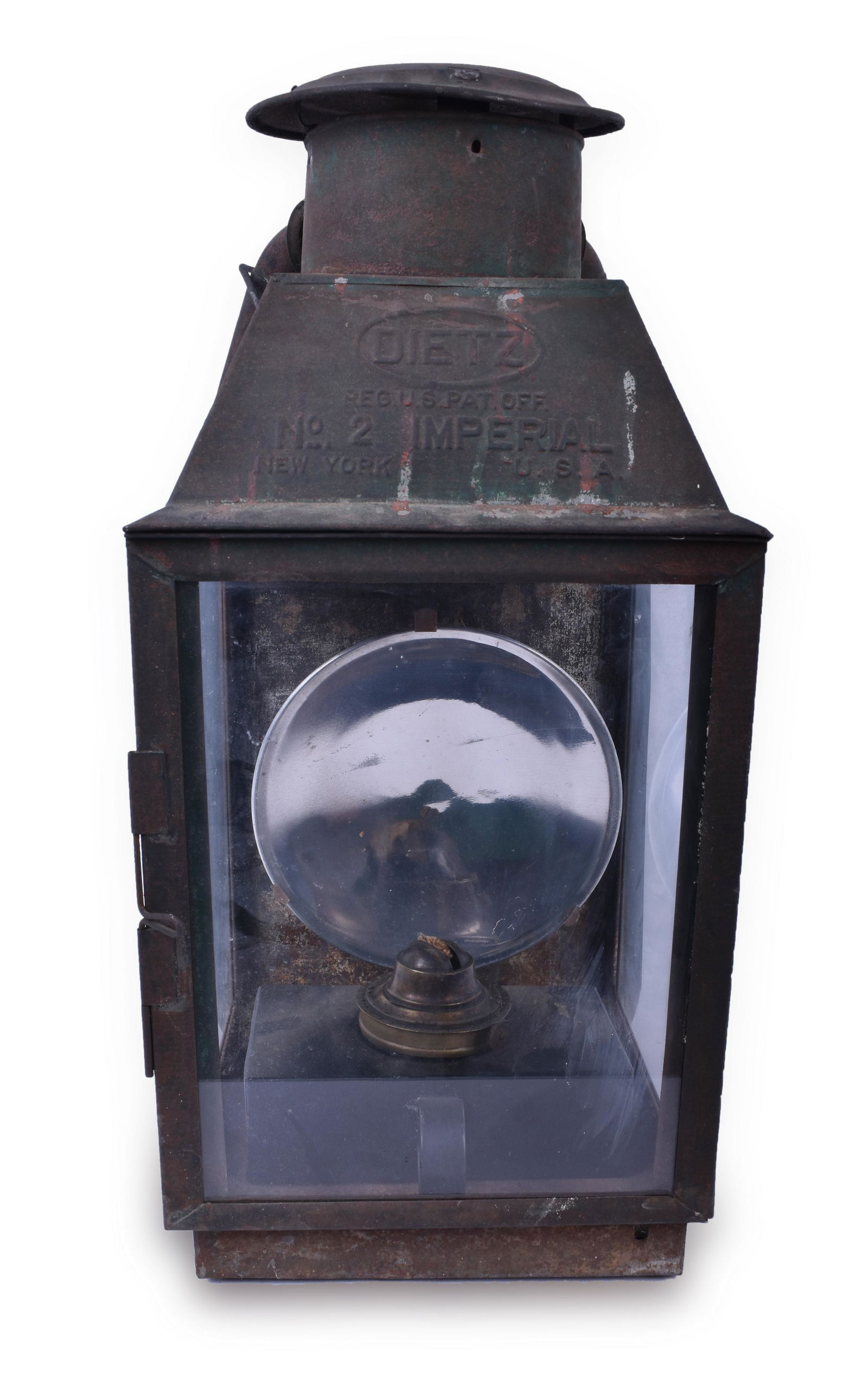 Dietz No. 2 Sheet Iron Imperial Railroad Station Lamp (1 of 5)