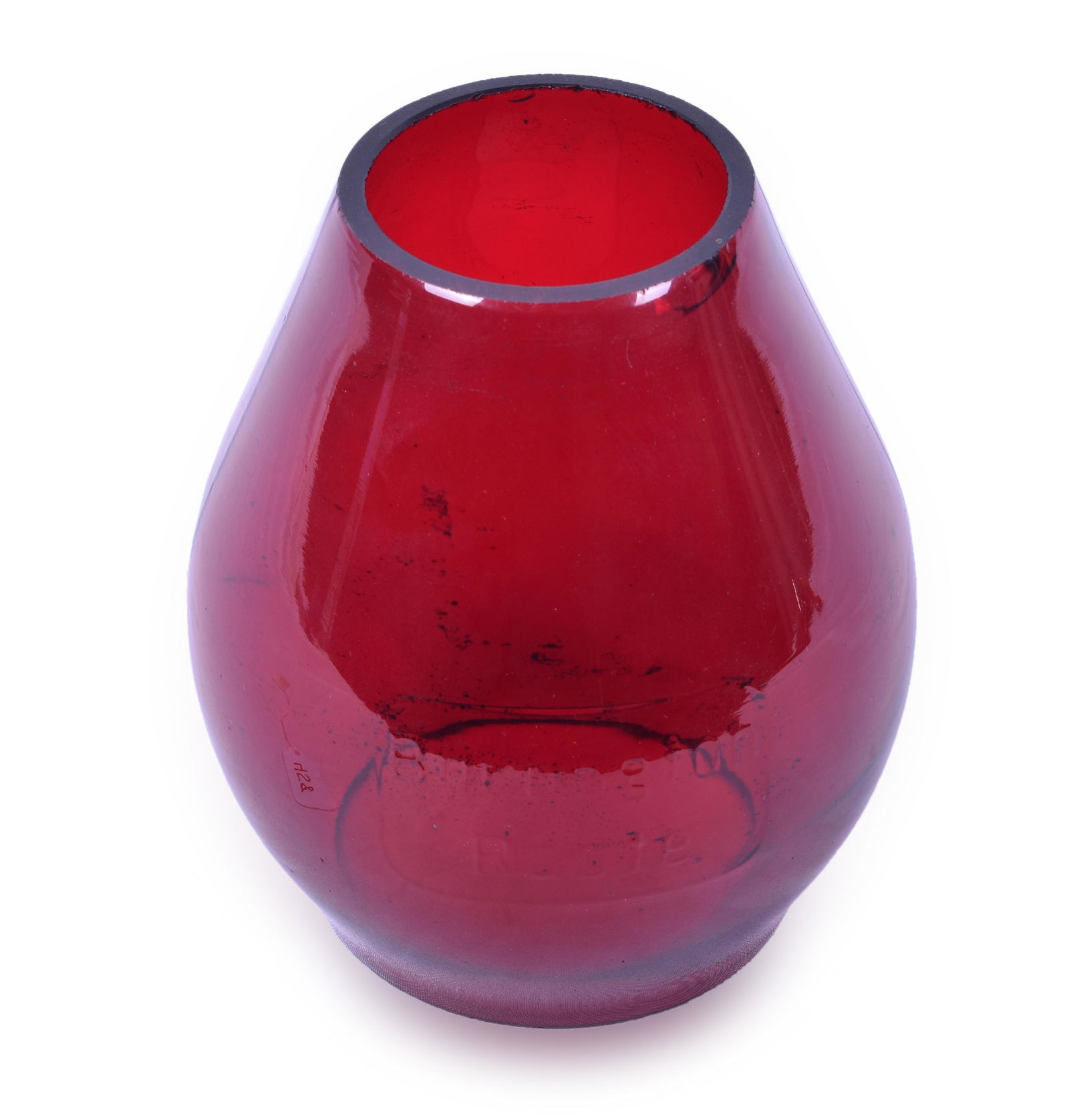 Burlington Route / CB&Q Railroad CNX Red 5 3/8" Globe (1 of 4)