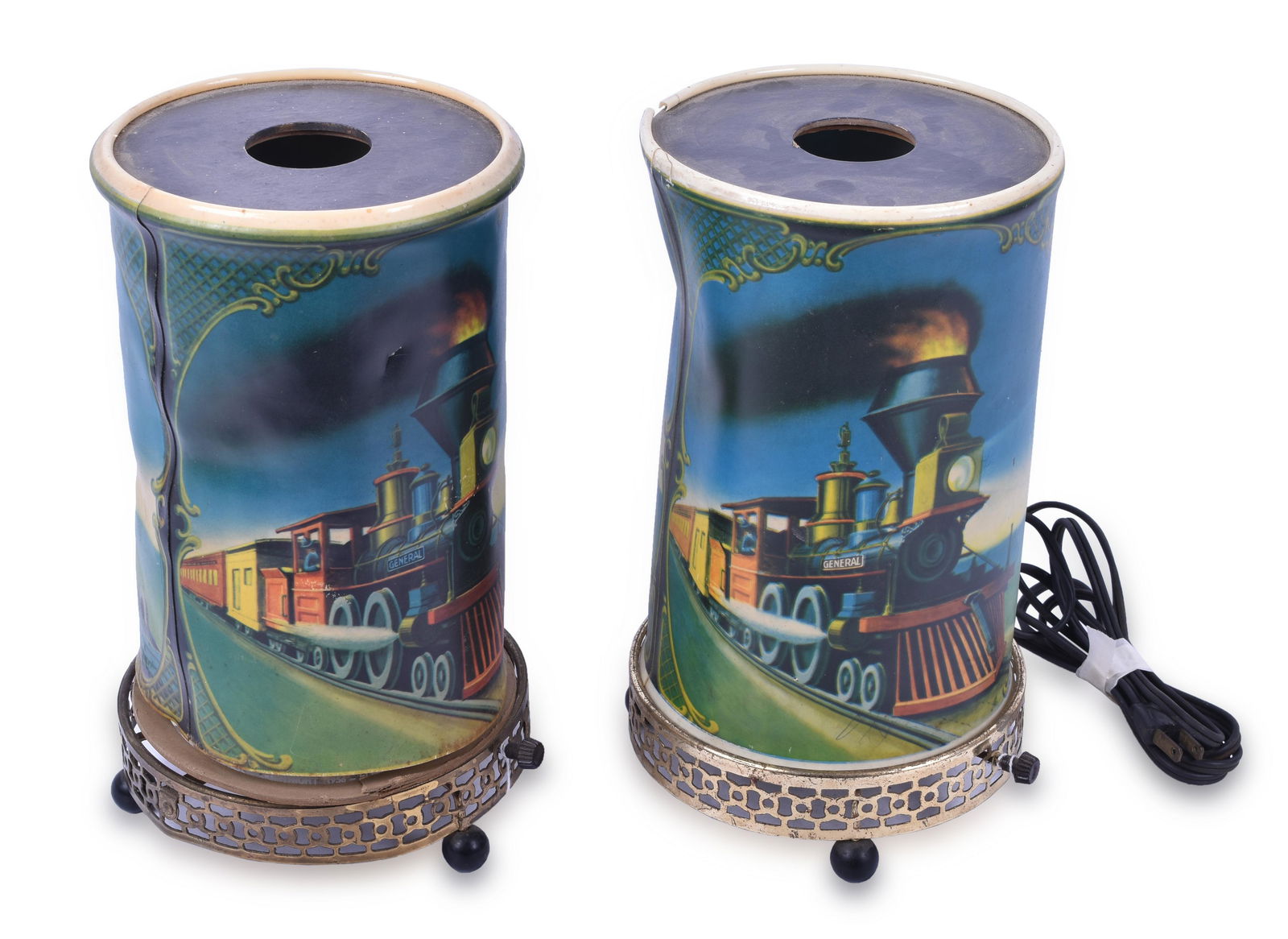 Pair of 1956 Econolite John Bull and General Railroad (1 of 3)