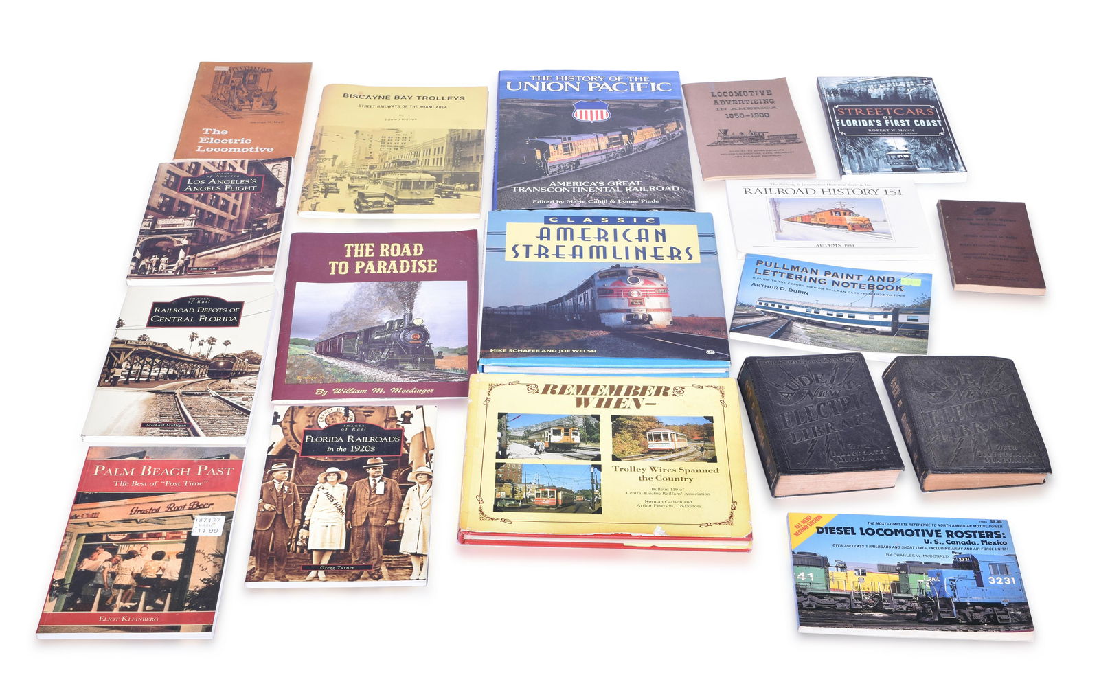 Sixteen Railroad Books - C&NW, Union Pacific Florida (1 of 2)
