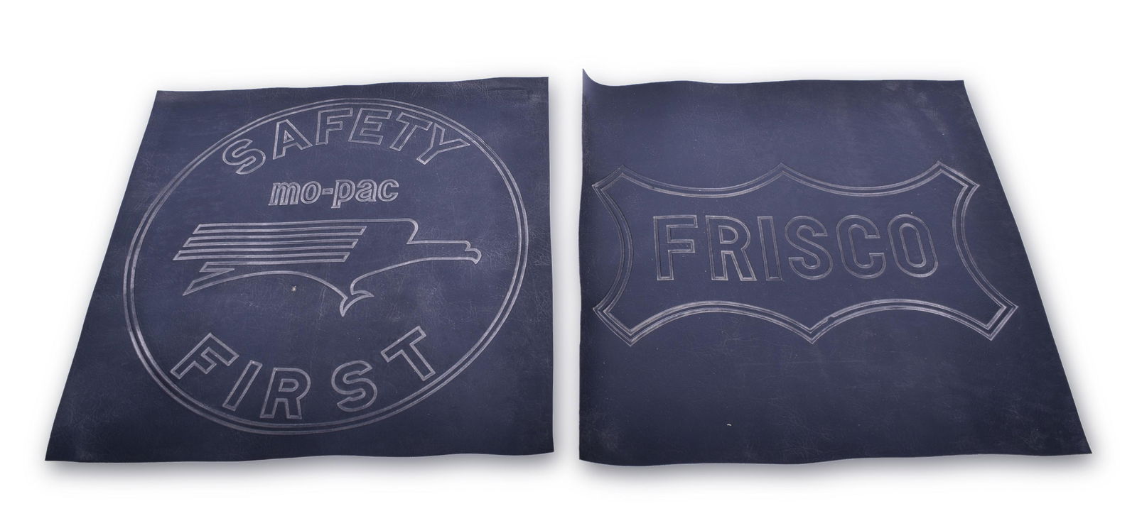 Frisco and Missouri Pacific Stamped "Safety First" Faux (1 of 2)