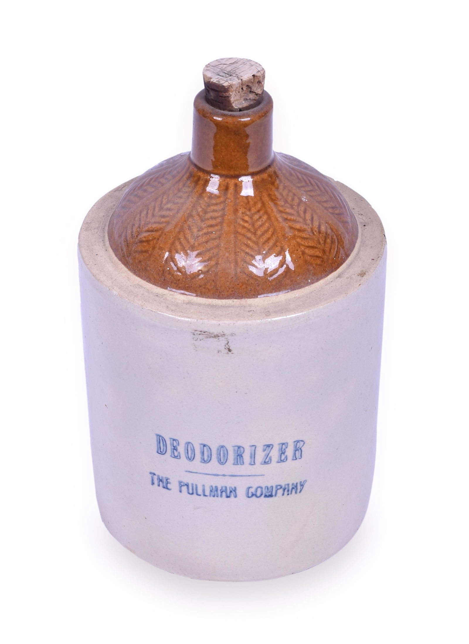 Pullman Company Deodorizer Crock (1 of 3)