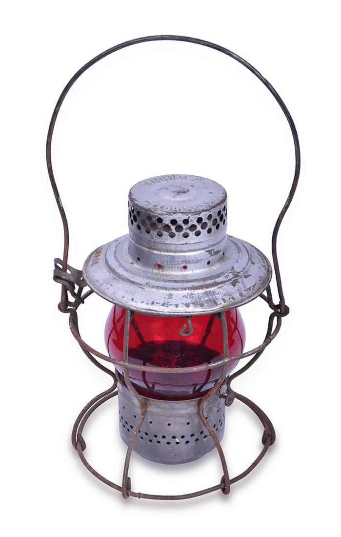 Handlan Missouri Pacific Lantern w/ Red Etched Globe (1 of 6)