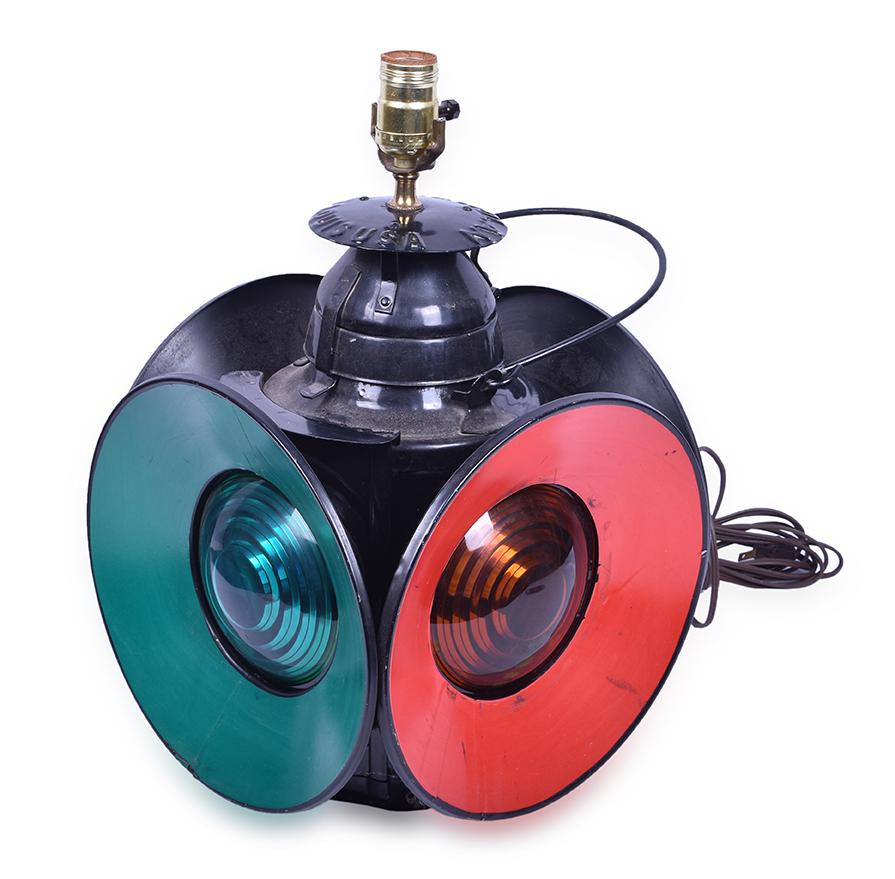 Handlan Railroad Switch Lamp w/ Day Targets - Lamp (1 of 3)