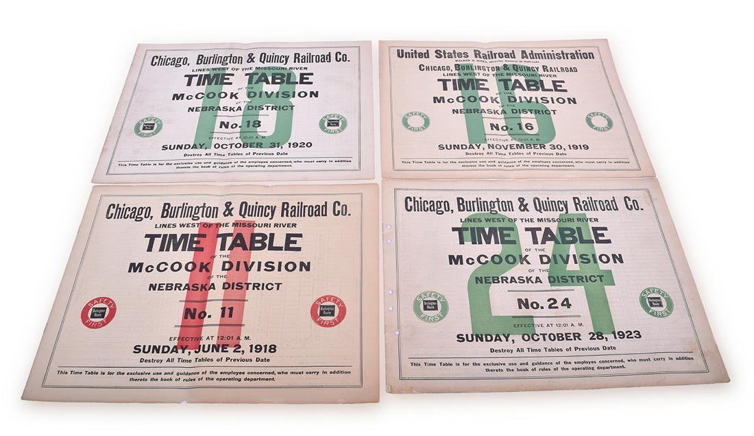 Four CB&Q / Burlington McCook Division / Nebraska (1 of 2)