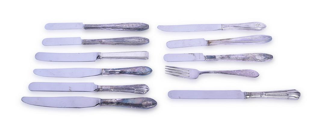 11 Pieces of Railroad Silverware Insco and Reed and (1 of 4)